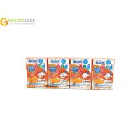 ดัชมิลล์คิดส์ : นมเปรี้ยวยูเอชทีรสส้ม 90ml X 4pcs (Dutch Mill Kids : Drinking Yoghurt UHT Milk Orange 90ml X 4pcs)