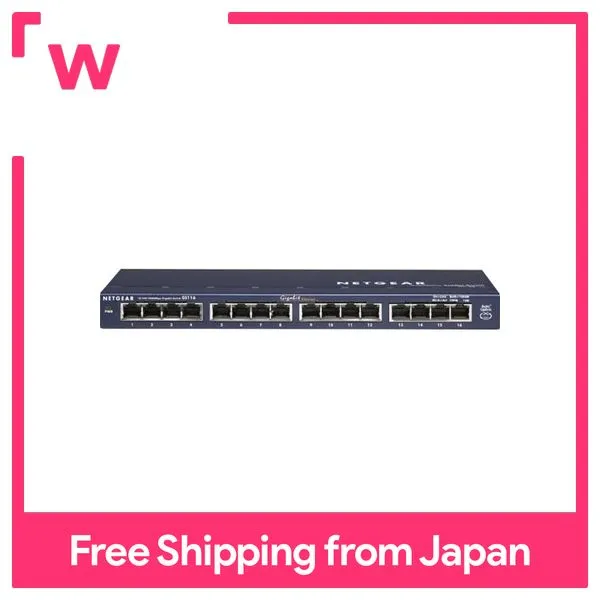 NETGEAR Unmanaged Switching Hub 16-port Desktop Compact Gigabit