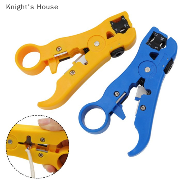 knights-house-เครื่องมือปอกสายโคแอ็กซ์เชียลแบบอเนกประสงค์สำหรับคีม-rg6-rg59-rg7สายอเนกประสงค์คีมปอกสายเคเบิ้ลอเนกประสงค์-rg11