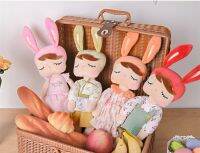 【CW】[Funny] 46cm Stuffed plush toys rabbit Girl Cloth Doll plush PP cotton Toy Soft Stuffed pillow doll soothing baby birthday gift