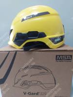 USA MSA V-Gard® H1 Safety Helmet HDPE หมวก หมวกฉนวนกันไฟฟ้า