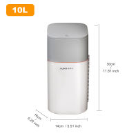 Creative Household Trash Can 10L Bathroom Narrow Garbage Bin Creative Splicing Garbage Trash Can Recycling Kitchen Trash Bin