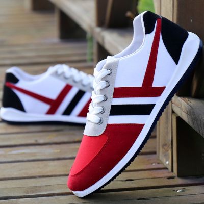 Soft-soled mens shoes, new mens canvas shoes, breathable sneakers, mens casual shoes, Korean style trendy all-match sports shoes