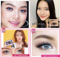 MYPINK ?คอนแทคเลนส์ สีฟ้า ? Kitty Kawaii ? Contact Lens Blue