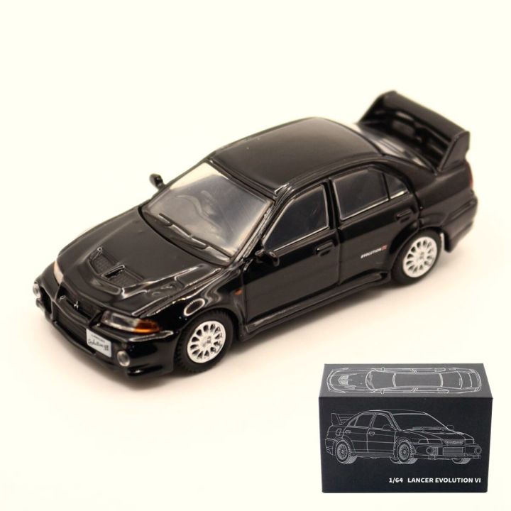 1-64-mitsubishi-lancer-evolution-vi-evo6-macchinina-moo-di-veicolo-jackiekim-3-collezione-di-metallo-pressofuso-a-ruota-libera-regalo-per-ragazzo