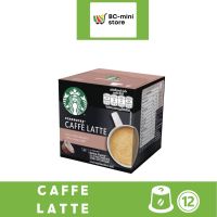 STARBUCKS เนสกาแฟ โดลเช่ กุสโต้ แคปซูลกาแฟ STARBUCKS CAFFÈ LATTE สตาร์บัคส์ คาเฟ่ลาเต้ แคปซูลสตาร์บัค 12 แคปซูล/กล่อง