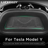 LUCKEASY Front Trunk Lid Sound Insulation Cotton For Tesla Model Y 2023 Interior Accessories Hood Trunk Sound Insulation Pad