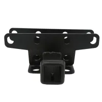 Trailer Hitch 2in Receiver Black Powder Coated Hitch Kit for Factory Bumper Trailer Accessories