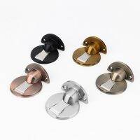 【CW】 Invisible Magnetic Door Stopper Punch-free Windproof Mechanical Self-locking Stop