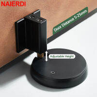 NAIERDI Windproof Mechanical Self-Locking Door Stopper With Adjustable Height Hidden Mounting Heavy Duty Door Stop Hardware