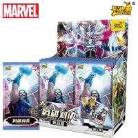 【LZ】 MARVEL Thors Hammer Goddess Thunder Mjolnir Card for Kids Gift Spiderman Thanos Iron Man Anime Collectible Flash Card Table Toy