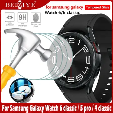 4pcs Hd Tempered Glass Screen Protector For Samsung Galaxy Watch 6 40mm  44mm, Watch 6 Classic 43mm 47mm 9h Hardness Film