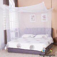 ✥✢ LLX-New Lace Bed Mosquito Net Bedroom 4 Corner Post Bed Canopy Sleeping Net