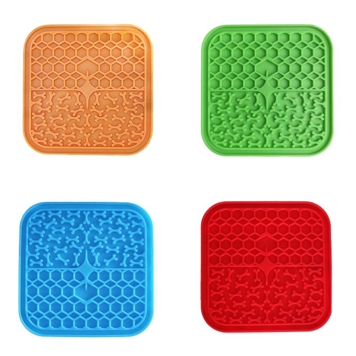 pet-lick-silicone-mat-for-dogs-pet-slow-food-plate-dog-bathing-distraction-silicone-dog-sucker-food-training-dog-feeder-supplies