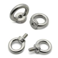 1-5pcs Lifting eye nut screw Ring eyebolt Ring hooking nut screws M3 M4 M5 M6 M8 M10 M12 304 Stainless steel