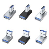 90องศาซ้ายขวาขึ้นลงมุม USB 3.0 A ชายกับหญิงส่วนต่อขยายเชื่อมต่ออะแดปเตอร์สำหรับแล็ปท็อปพีซี USB ชาร์จแปลง