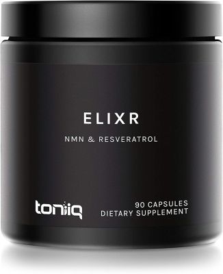 Toniiq ELIXR NMN and Resveratrol 1500mg  90 Capsules