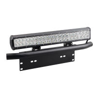 Car-styling Auto License Plate Light Frame Led Light Bar Working Lights Fog Lamp Number Plate Mounting Bracket Holder