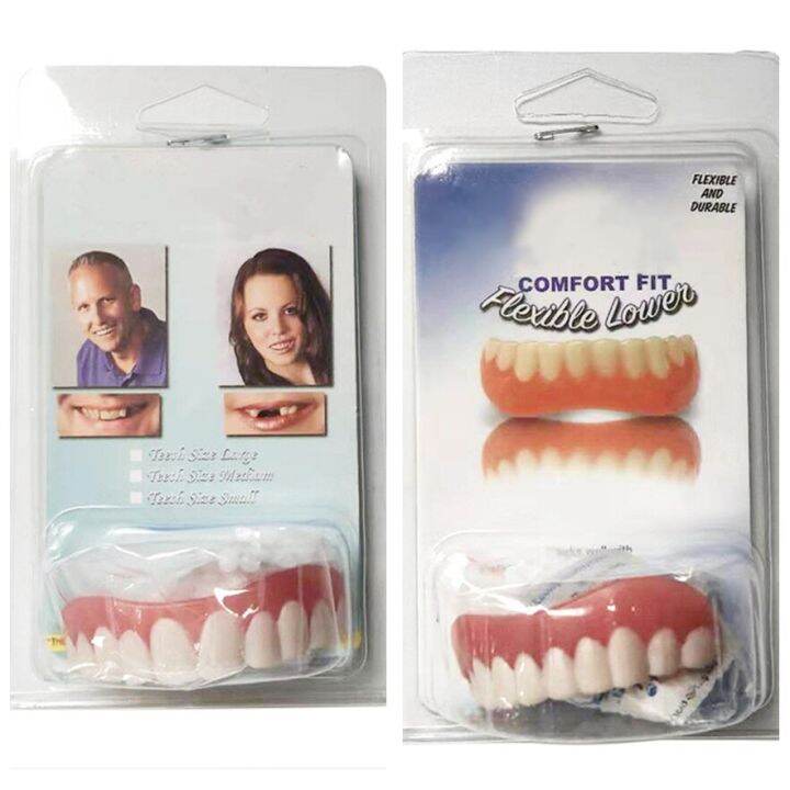 False Teeth Silicone Upper Lower Veneers Perfect Laugh Veneers Dentures