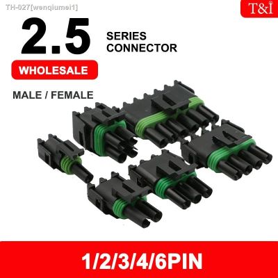 ✆ Delphi 2.5 Series Automotive Waterproof Connector 1/2/3/4/6Pin Male And Female Plugs Haltech MAP TPS Wire Connector For GM