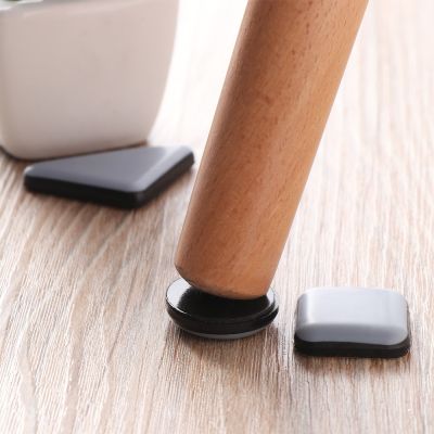 ⊕☫□ 40Pcs Easy Move Heavy Thickening Furniture Leg Slider Pads Self-Adhesive Mat Floor Protector Anti Noisy Anti-abrasion Chair Fitt