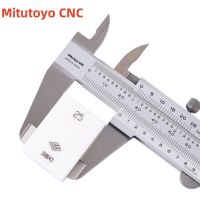 Mitutoyo CNC Vernier Calipers 12 "300Mm 1/128in 0.05Mm ภายในภานนอกความลึกของตารางขั้นตอนตัวบ่งชี้ทรงกลม0-0.8Mm การวัด