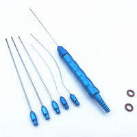 Fat Filling Graft Transplanting Liposuction Cannula With Handle Set For Breast Filling Plastic Surgery