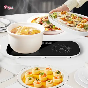  Electric Warming Tray with Adjustable Temperature, 2024 New  Upgrade Electric Heating Tray, Foldable Food Warmer Fast Heating, Electric Warming  Hot Plate Trays for Buffets Party to Keep Food Warm: Home 