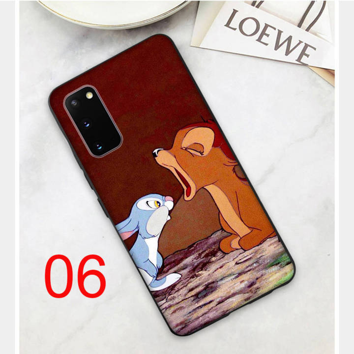 bambi-and-thumper-อ่อนนุ่ม-ซิลิโคน-เคสโทรศัพท์-หรับ-iphone-xr-7-6s-6-11-5s-xs-5-8-se-max-plus-x-pro-black-ปก