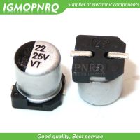 10pcs 25V22UF 6*5mm SMD aluminum electrolytic capacitor 22uf 25v 25V22UF SMD