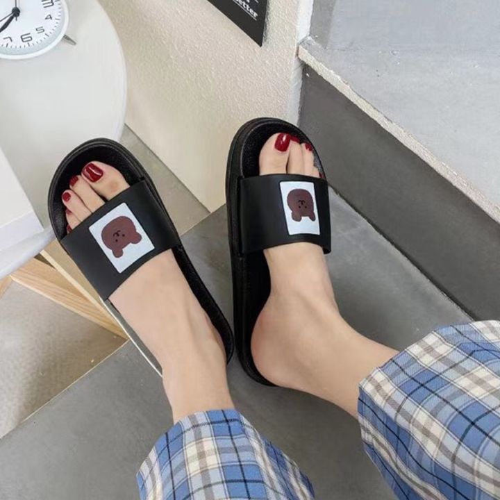 รองเท้าแตะเพื่อสุขภาพสไตล์เกาหลีพื้นนิ่ม-ไซส์36-45-sf4368