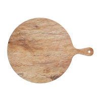 KitchenCraft Serving Board Paddle Round Melamine Wood Effect ถาดเสิร์ฟอาหาร รุ่น KCSMPLATWD42