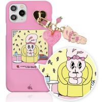 [ส่งสินค้าภายใน 24 ชั่วโมง]Esther Bunn-เคสไอโฟน 12-13pro max แถมพวงกุญแจ (Tinkle Slim Fit Case)