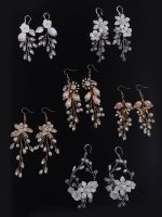 【HOT】 Bridal Earring Rhinestones Accessories Wedding Dangle Fashion drop Jewelry