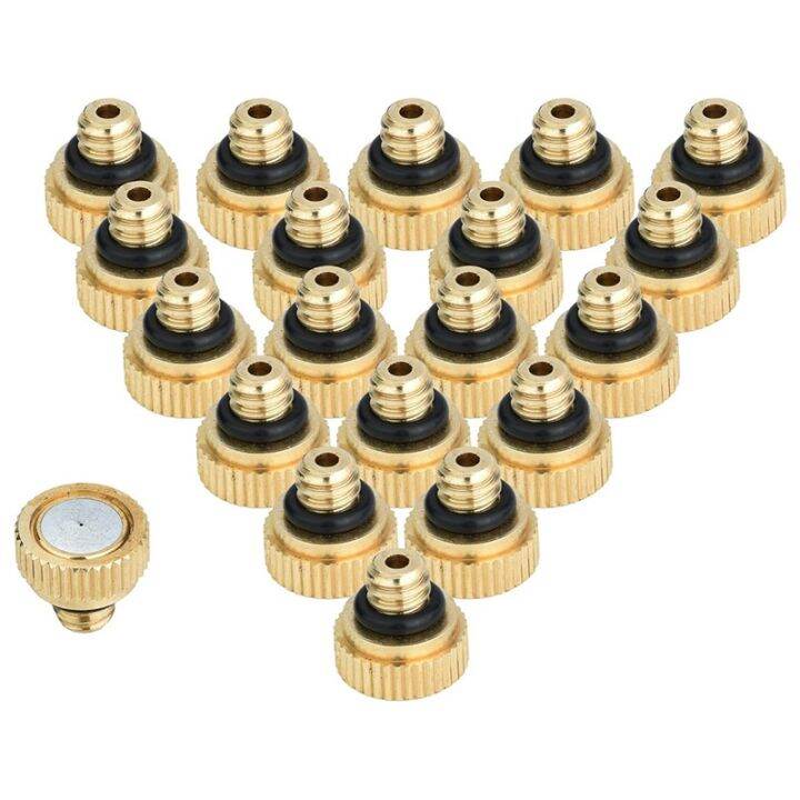 【Ready Stock&COD】20Pcs Brass Misting Nozzles for Cooling System 0.012