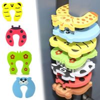 xfcbf5Pcs Safety Finger Safe Soft Foam Door Stopper Locks for Children Protection EVA C Shape Security Cabinet Locks Door Clip