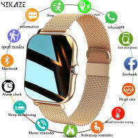 2021 New Women Smart watch Men 1.69" Color Screen Full touch Fitness Tracker Bluetooth Call Smartwarch Ladies For Android IOS