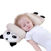 ZZOOI Breathable Newborn Baby Pillow Natural Buckwheat Filling Pillow Cute Cartoon Colored Pillowcase Baby Head Protect Cushion 0-3Y