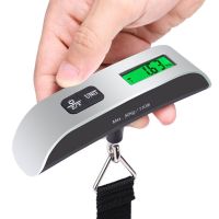 50kg X 10g Digital Luggage Scale LCD Portable Electronic Scale Weight Balance Suitcase Travel Hanging Steelyard Hook Scale Luggage Scales