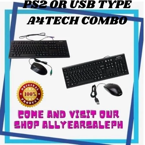 ORIGINALA AND CASH ON DELIVERY PS2 OR USB A4TECH KEYBOARD AND MOUSE ...