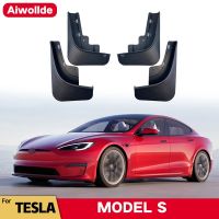 MudFlaps For Tesla Model S 2014-2022 2020 2021 Mud Flaps Splash Guard Mudguards Front Rear Fender Auto Styline Car Accessories