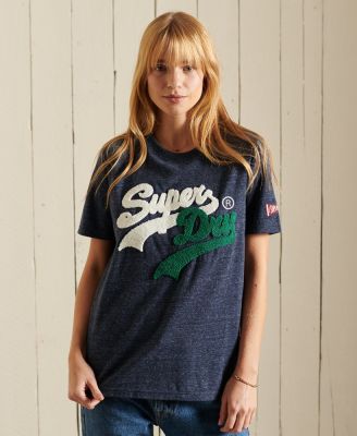 SUPERDRY VINTAGE LOGO SOURCE T-SHIRT เสื้อยืด สำหรับผู้หญิง