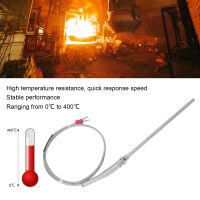 K Type Thermocouple เซ็นเซอร์ควบคุมอุณหภูมิความเร็วตอบกลับอย่างรวดเร็ว150มม. การเชื่อมต่อที่เสถียรแม่นยำ1สายไฟมิเตอร์เครื่องวัด0-400 ℃ สำหรับมิเตอร์