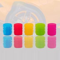 4pcs Luminous Valve Cover Universal Tire Valve Caps Protection Cover Night Glowing Styling Decor for Car Motorcycle Bicycle Bike