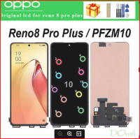 จอ Lcd แบบดั้งเดิมสำหรับ OPPO Reno 8 Pro + ชิ้นส่วนจอสัมผัสแอลซีดีของเครื่องแปลงดิจิทัล PFZM10สำหรับ8Pro OPPO Reno + Reno 8 Pro Plus LCD