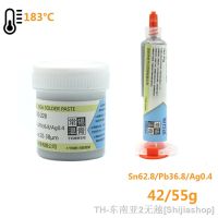 hk■  Tin Solder Paste Flux Middle Temperature 183°C cream Soldering for Motherboard PCB BGA SMD Welding repair 55/42g