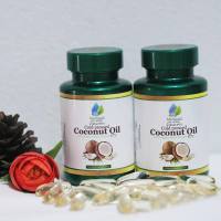 Mermaid Cold Pressed Coconut Oil น้ำมันมะพร้าวสกัดเย็น 100% เซ็ต 2 กระปุก (40 เม็ด / กระปุก)