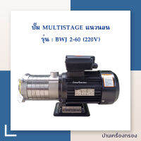 [บ้านเครื่องกรอง] ปั๊มน้ำ MULTISTAGE แนวนอน ปั๊มดูด-จ่าย ยี่ห้อ WATER STORE รุ่น BWJ 2-6 (220V) ปั๊มน้ำ บั๊มRO