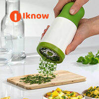 I Know Herb Grinder Spice Mill Parsley Shredder Chopper เครื่องตัดผักกระเทียม Coriander Spice Grinder อุปกรณ์ครัว