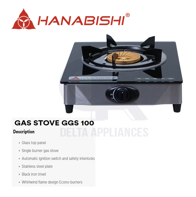 Hanabishi GGS 100 Gas Stove Lazada PH